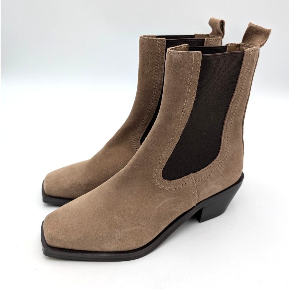 Nordstrom Clemens Chelsea Ankle Boots Women's Tan Cinnamon Size US5.5M EU35.5